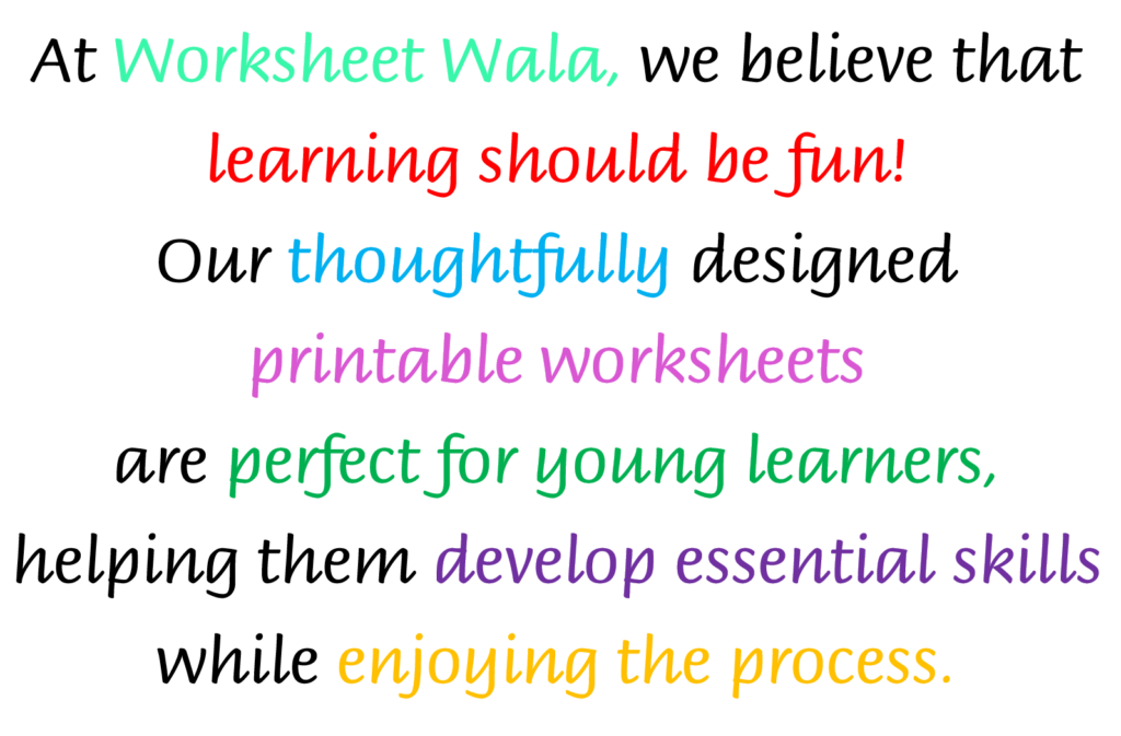 Worksheet Wala