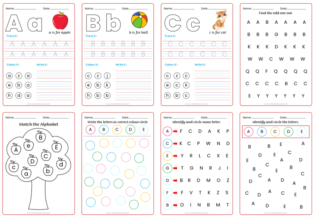 Alphabet Worksheets