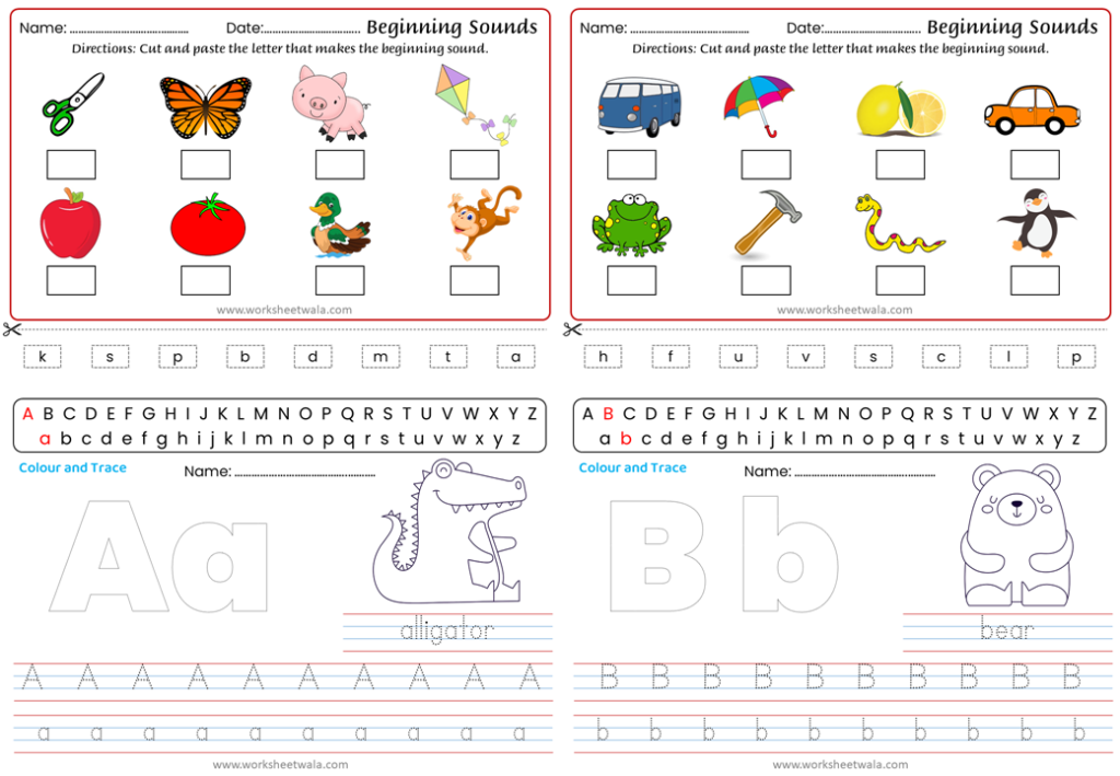 Alphabet Worksheets