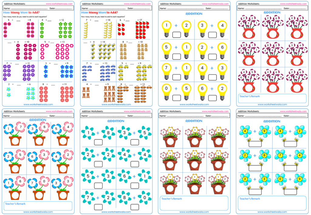 Addition Worksheets